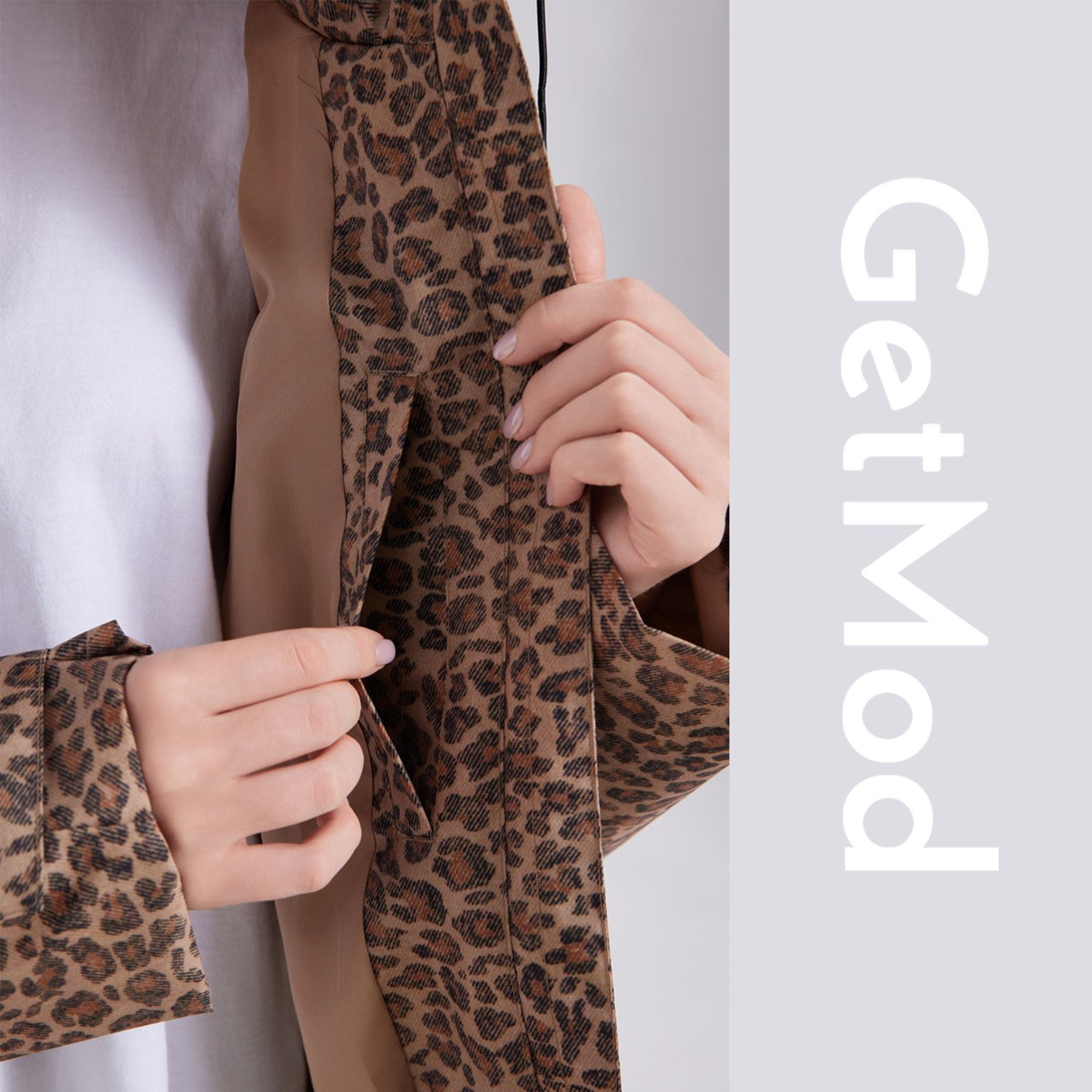 GetMod  Padded & Faux Fur Lined One Size Short Oversized Rain Jacket