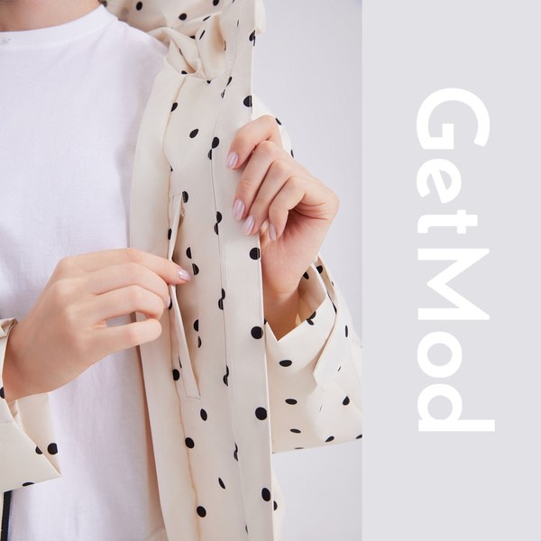 GetMod  Padded & Faux Fur Lined One Size Short Oversized Rain Jacket