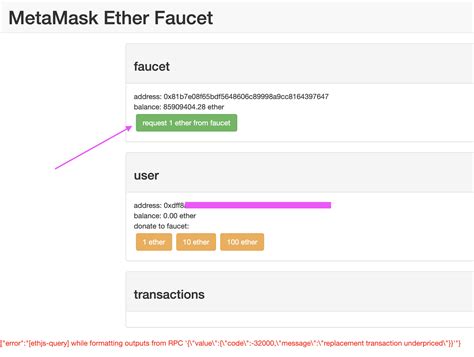 Ethereum: Getting error 